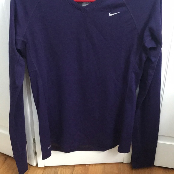 Nike Dri-Fit Long Sleeve Workout Shirt - Picture 2 of 3